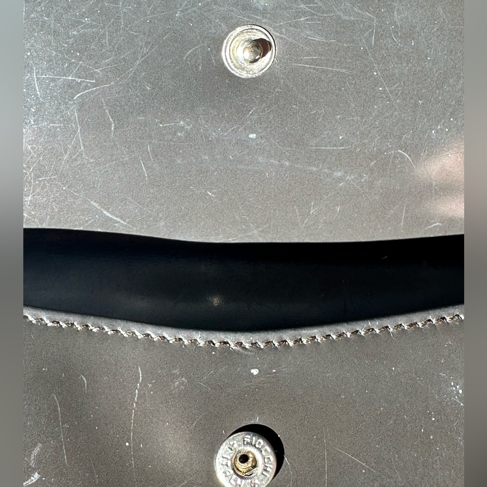 Prada Wallet - Spazzolato Portafoglio in Color Gray Smog with authenticity card - Picture 6 of 16